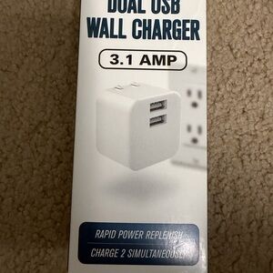 Dual USB Wall Charger 3.1 Amp